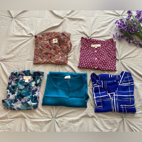 Bundle of 5 Women Blouses - Picture 1 of 16